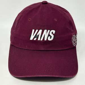 Vans 66 Dad Hat Baseball Cap Skater Skating Skateboarding 6 Panel Strapback Red